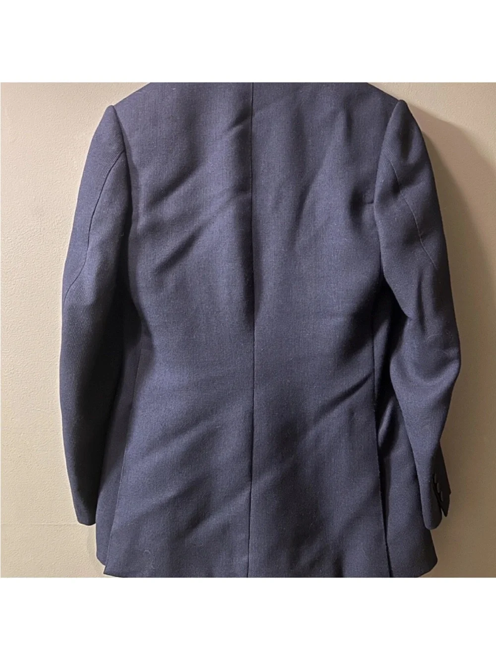 Huntsman Savile Row Bespoke Navy Blazer | 38R | 1-Button | Handcrafted Luxury - Picture 8 of 11